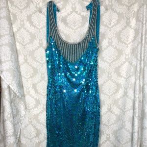 “Niteline” Spangle Dress Sz. 8 NWT